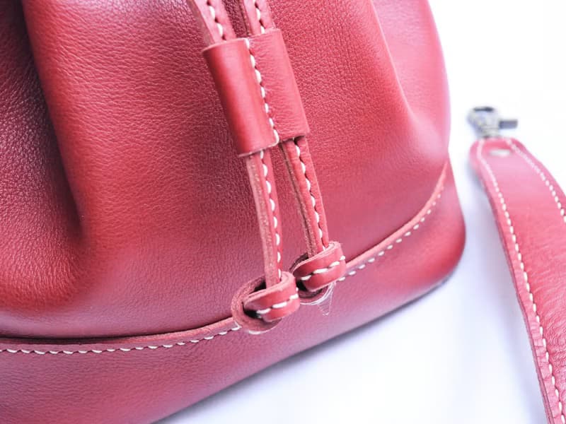 索繩袋 好好縫 皮革DIY材料包 手袋 皮袋 索繩包 植鞣革