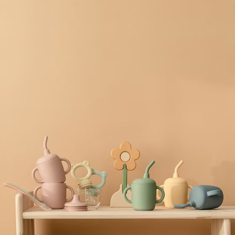 韓國Brick-O矽膠精品矽膠水杯組合-七色