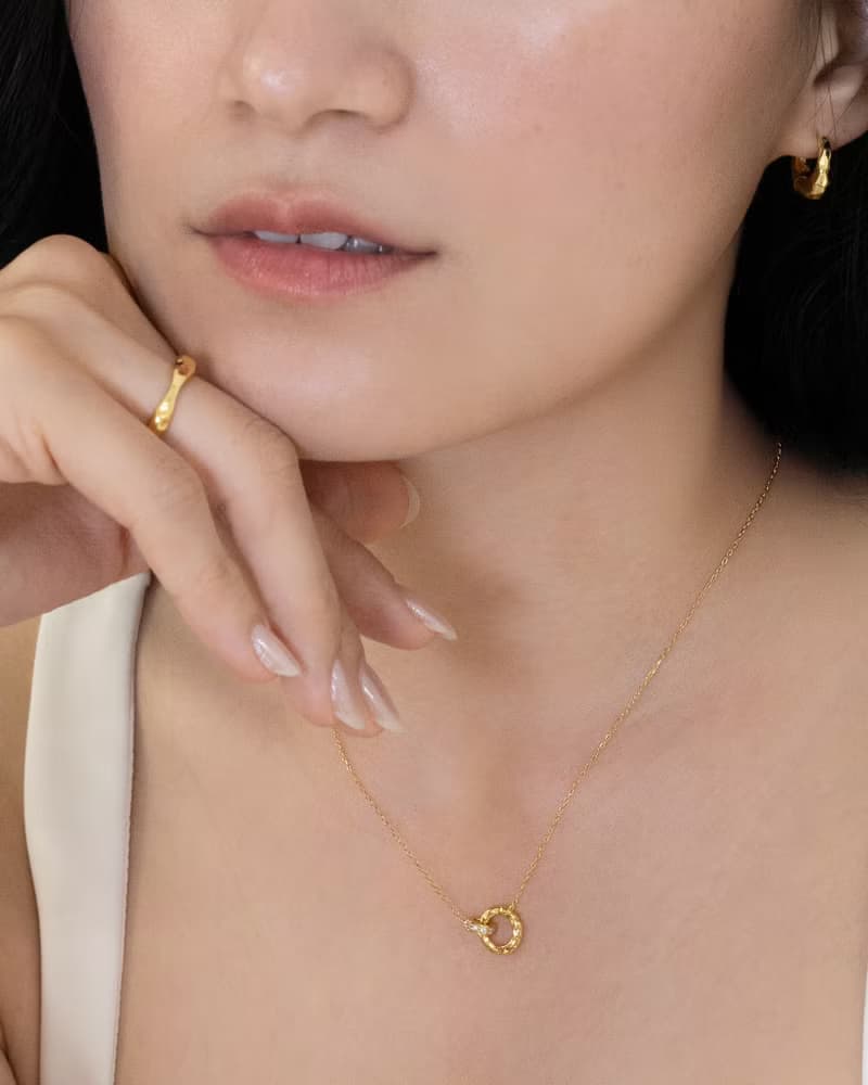 Wavelet Hoops │ 純銀波紋耳圈