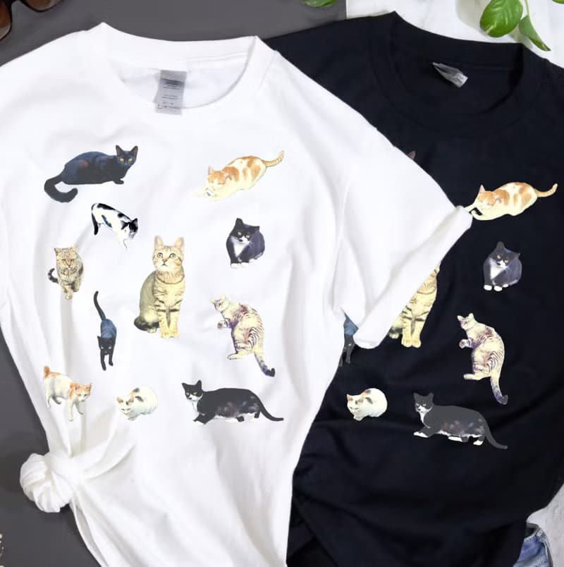 貓之日 貓咪派對 讓快樂隨身而行 T-shirt 禮物 連帽T  T恤