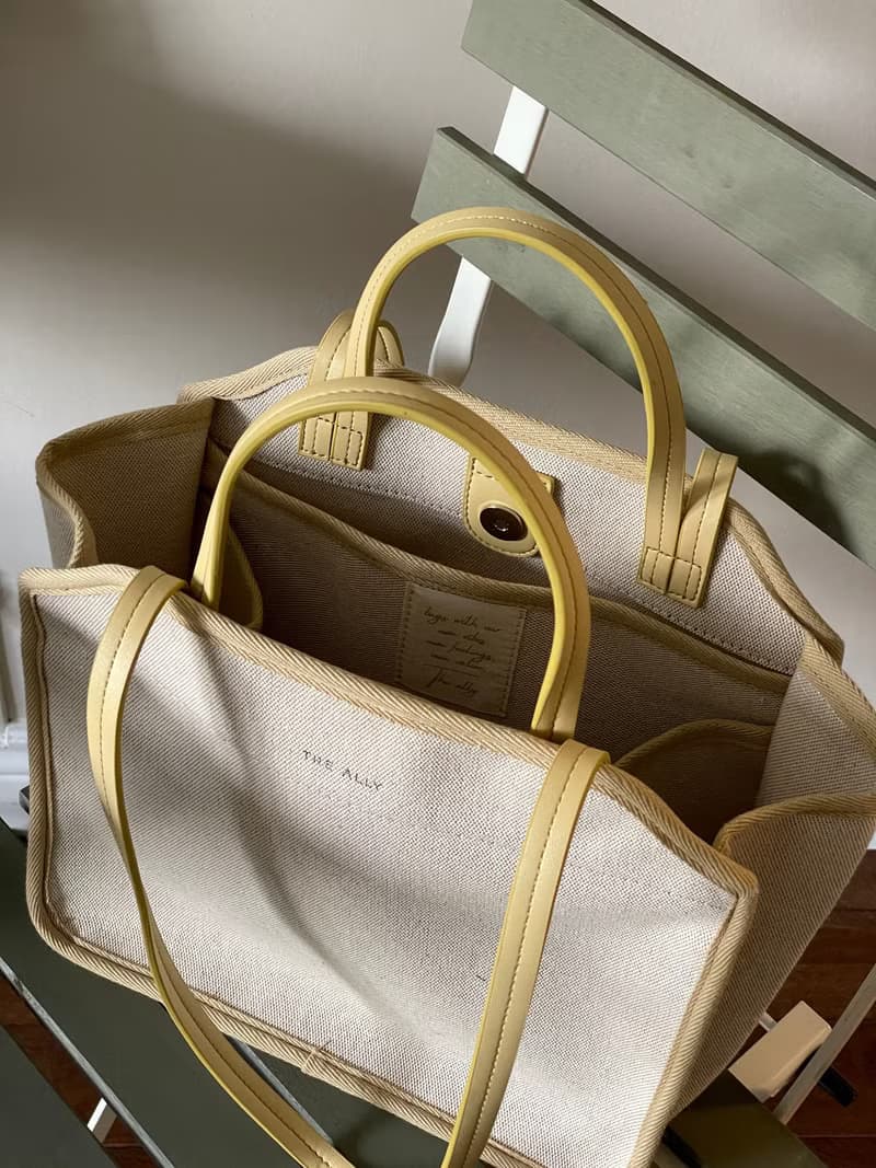 韓國 The Ally | LARGE DANA BAG | 大 | 黃色 | 手袋 單肩包