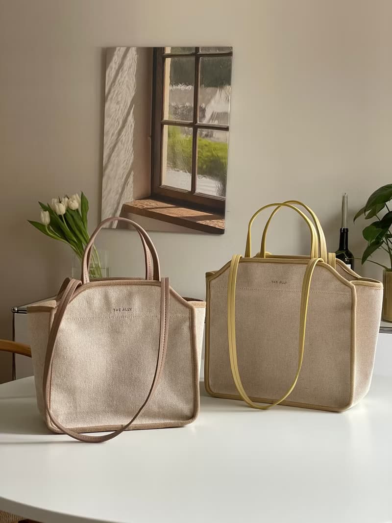 韓國 The Ally | LARGE DANA BAG | 大 | 黃色 | 手袋 單肩包