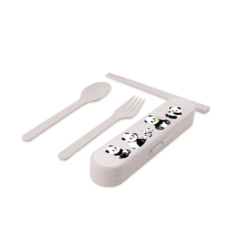 環保餐具套裝 熊貓一家
