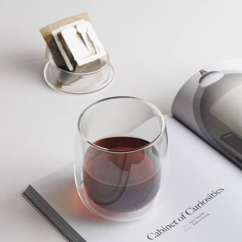 TAMAGOxORIGAMI單人咖啡品味組 手沖壺濾杯雙層玻璃杯 金點設計獎