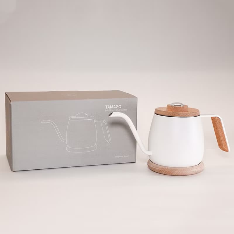 TAMAGOxORIGAMI單人咖啡品味組 手沖壺濾杯雙層玻璃杯 金點設計獎
