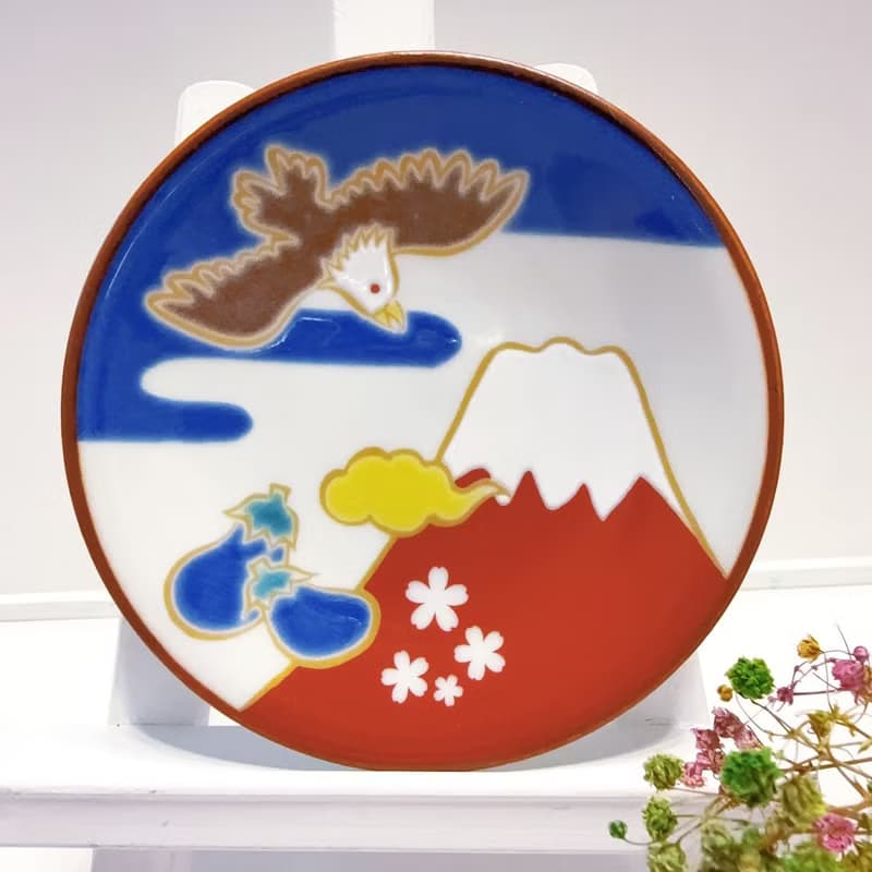 【九谷燒】青郊窯緣起小盤-初夢