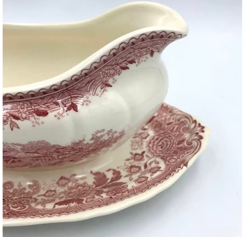 唯寶和博赫醬碗|固定底菜醬碗 稀有復古版| 紅色布爾根蘭系列