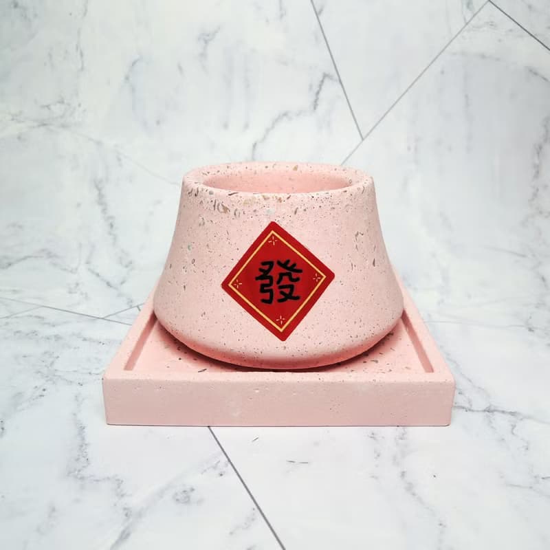 ∣玉兔迎春∣手作泥盆/多肉造型植栽/接單訂製商品