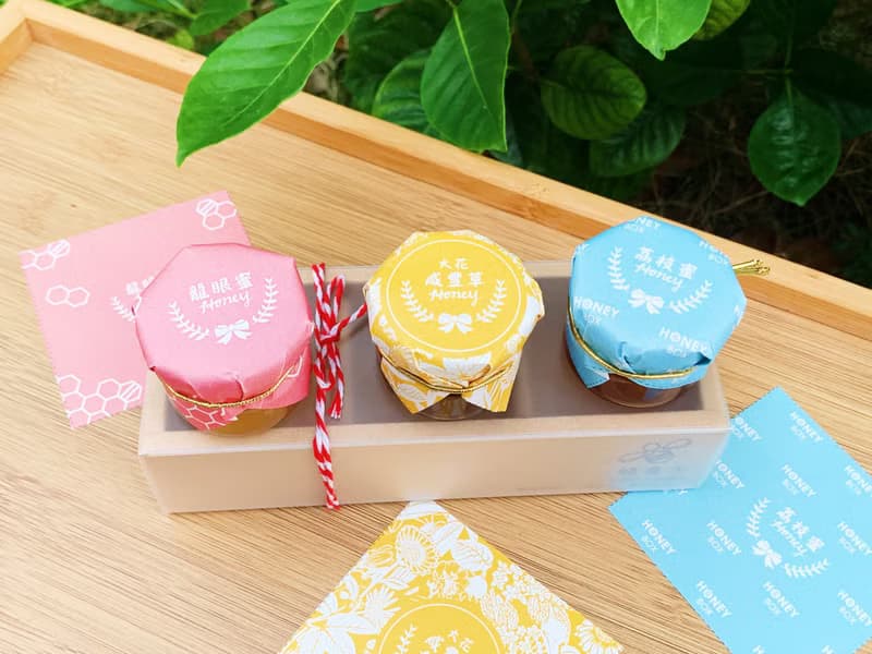 小蜜禮盒 l 三入組(龍眼、荔枝、咸豐草)