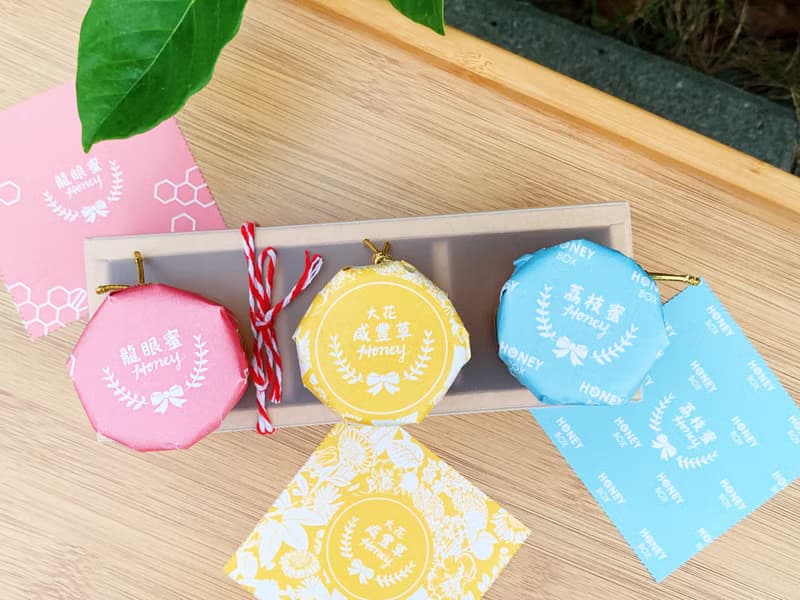 小蜜禮盒 l 三入組(龍眼、荔枝、咸豐草)