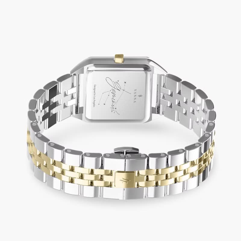 VANNA(凡娜) GEMINUS 系列 青金石/貝母錶面手錶 GemLap