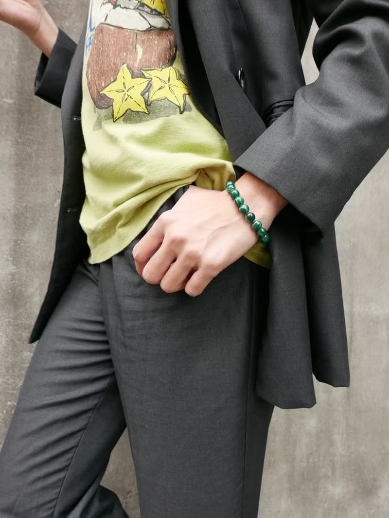 天然石手鍊/孔雀石