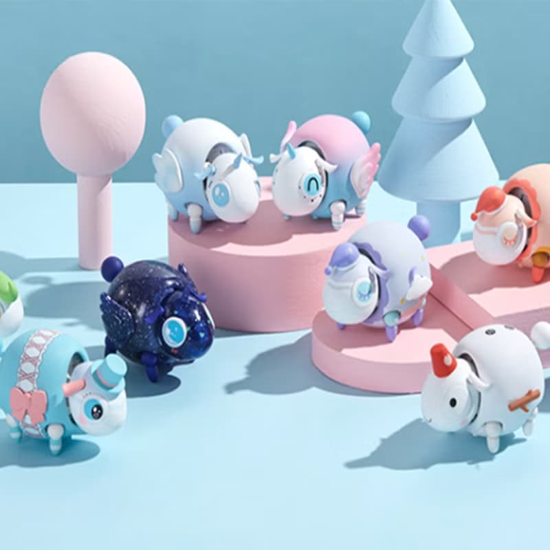 【免運特惠】二代電動小羊自走萌寵潮玩盲盒禮物/黃油貓