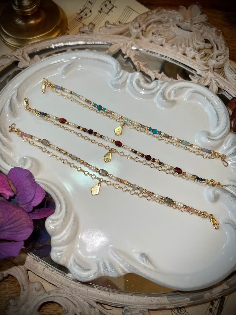 -梵蒂岡聖光-天然水晶手鏈/黃銅手鍊