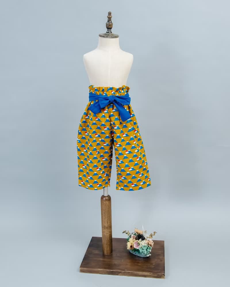 【秋冬新時尚】荷葉寬管長褲-訂製 手工童裝 男童長褲 寬管 女童