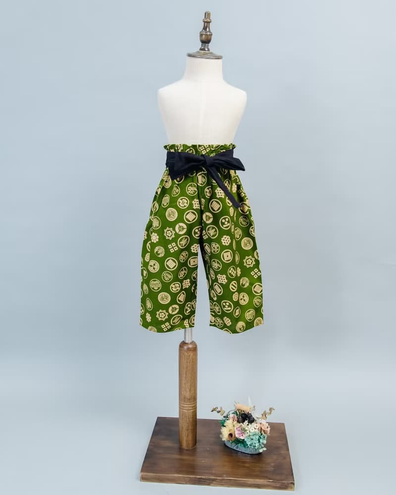 【秋冬新時尚】荷葉寬管長褲-訂製 手工童裝 男童長褲 寬管 女童