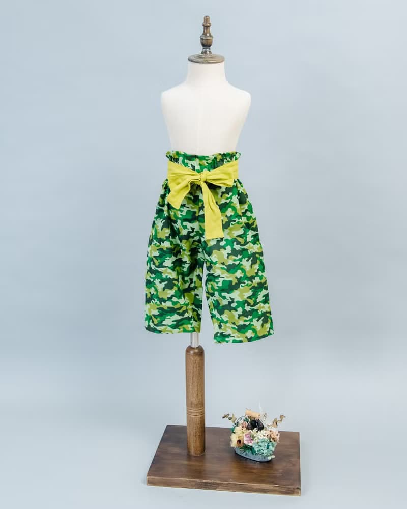 【秋冬新時尚】荷葉寬管長褲-訂製 手工童裝 男童長褲 寬管 女童