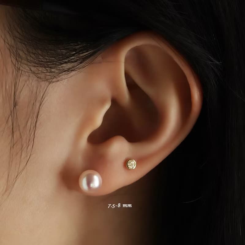 Visel 天女級Akoya珍珠耳環 (6.5-7mm)