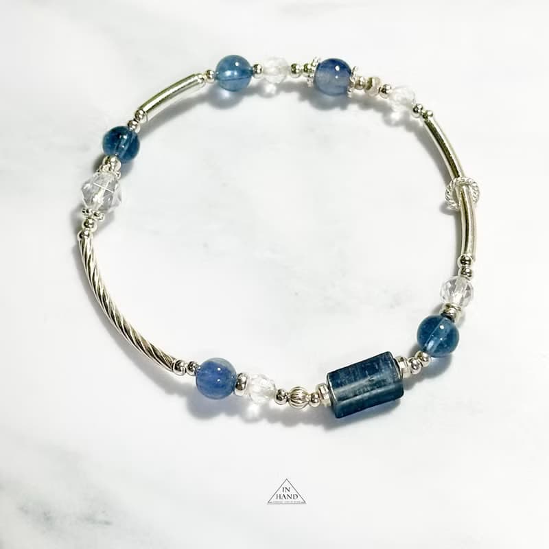 多層次風格-湛藍公路-純銀系手鍊