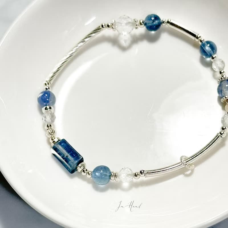 多層次風格-湛藍公路-純銀系手鍊