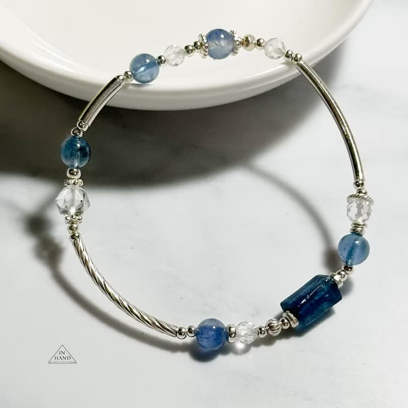 多層次風格-湛藍公路-純銀系手鍊