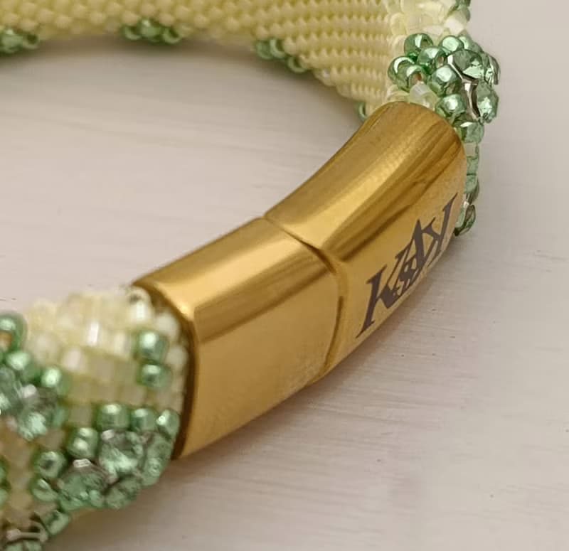 Crystal Bracelet For Women Yellow Bangle Indian Style Green Cuff Bracelet