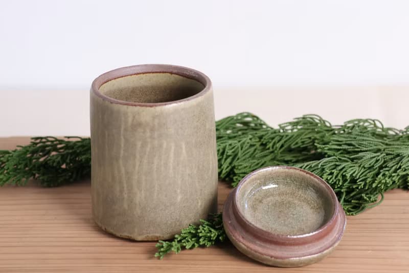 墨綠葡萄灰小罐