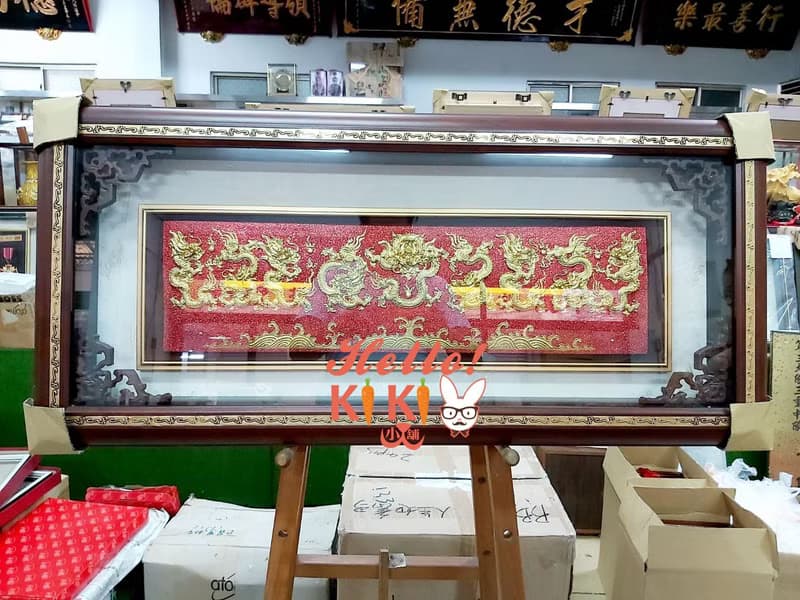 匾額 金箔畫 龍圖大展 升遷禮物 開幕禮物 退休送禮 喬遷送禮