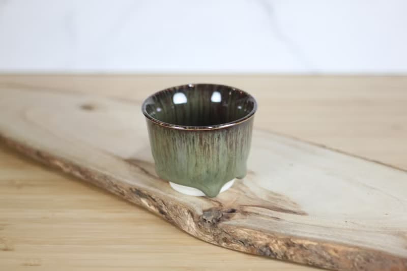 【送禮好物】60ml 天目釉 日式手工小茶杯 葉政豪作品