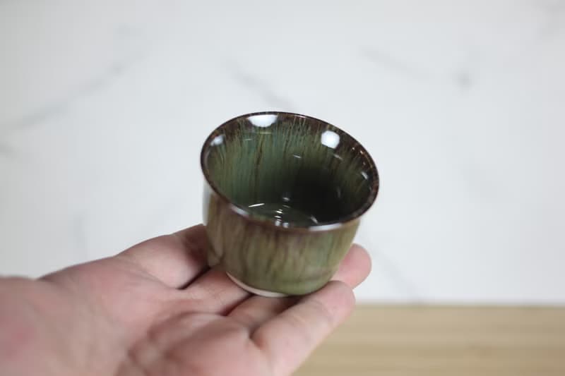 【送禮好物】60ml 天目釉 日式手工小茶杯 葉政豪作品