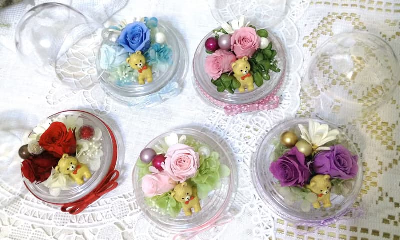  l 熊熊愛上你迷你蛋型花禮 l *情人節*Valentine's Day*裝飾*不凋花.恆星花.永生花*交換禮物