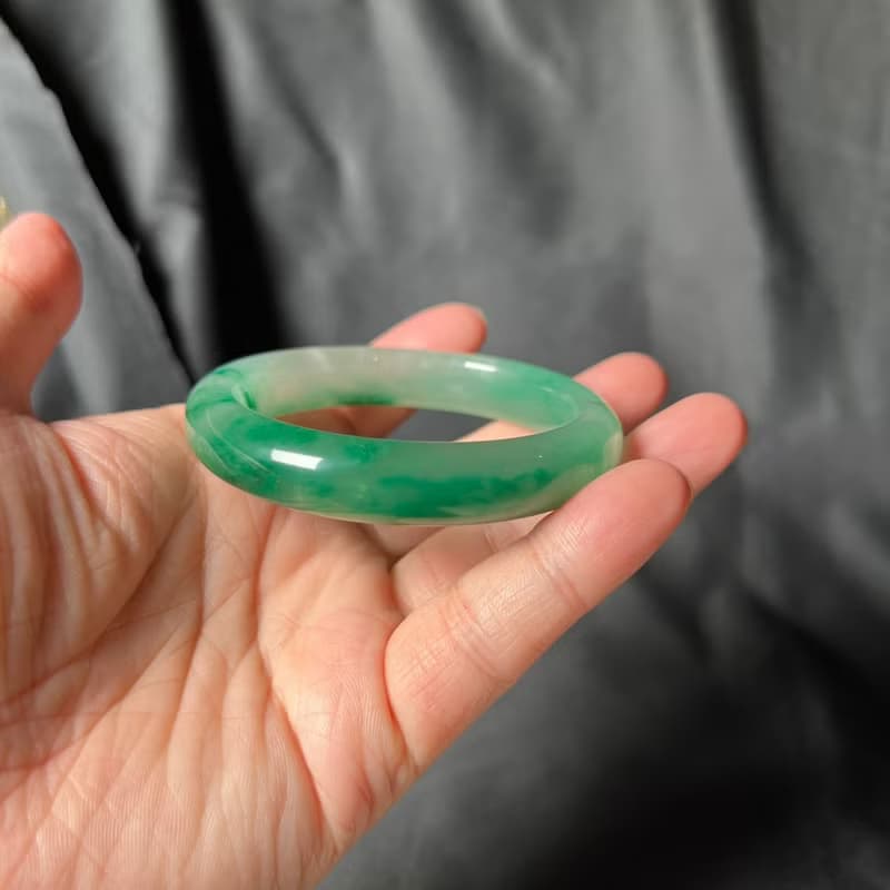 非洲翠濃綠手鐲 2493 #18.5