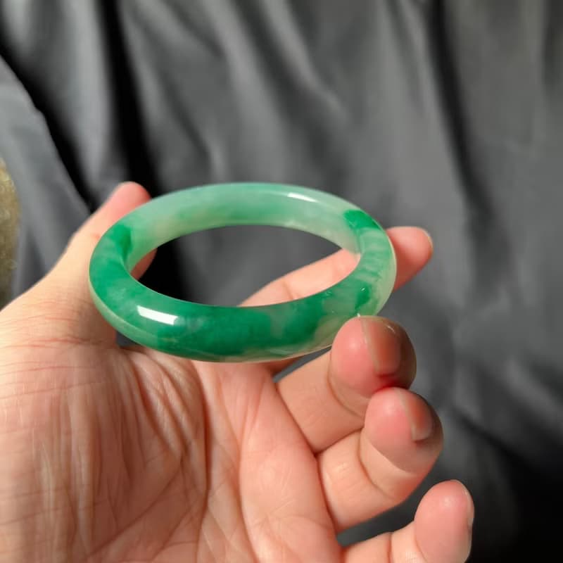 非洲翠濃綠手鐲 2493 #18.5