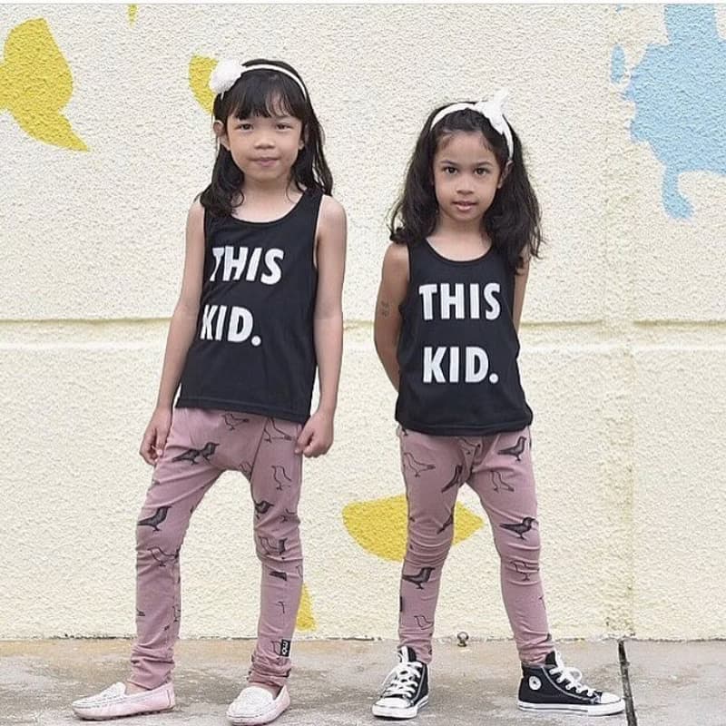 Moi Kids 冰島有機棉童裝哈倫長褲6 M至8歲粉紅色