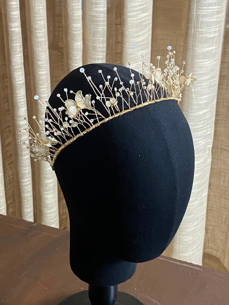 手工新娘飾品 swarovski水晶 跳舞香水 皇冠