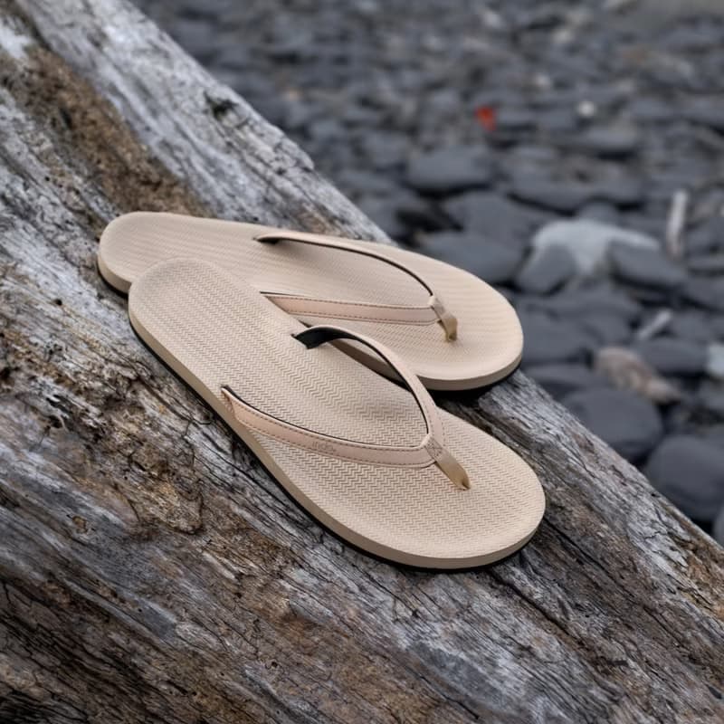 indosole 環保拖鞋 經典款 沙漠棕 女