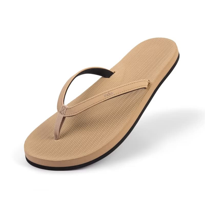 indosole 環保拖鞋 經典款 沙漠棕 女