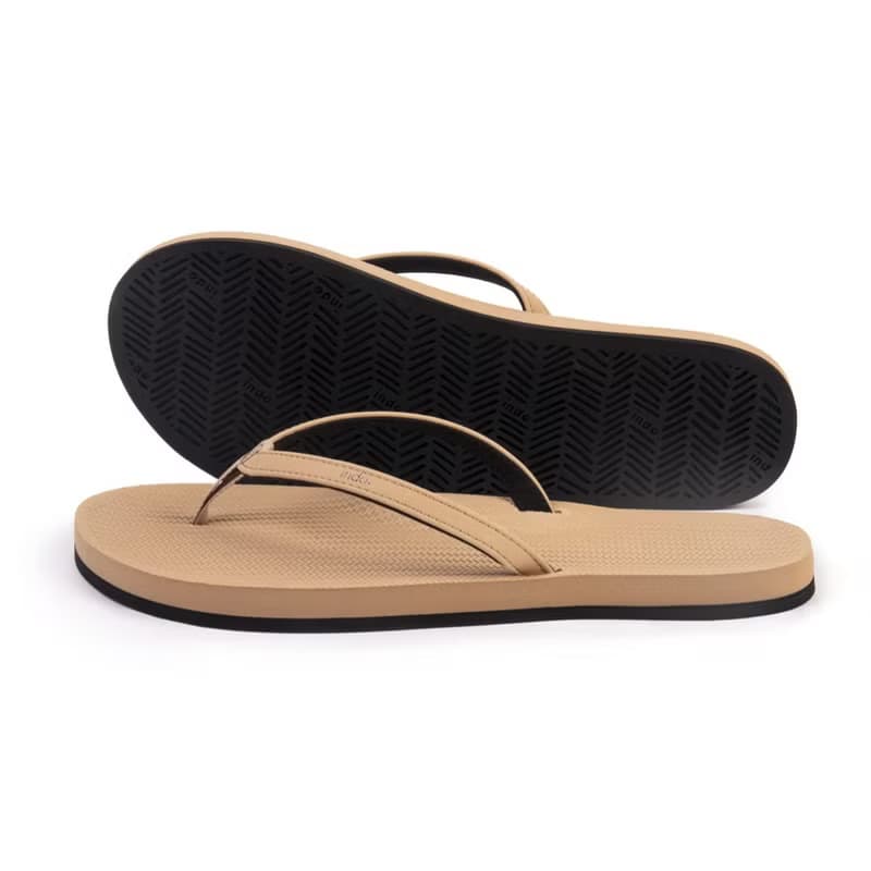 indosole 環保拖鞋 經典款 沙漠棕 女