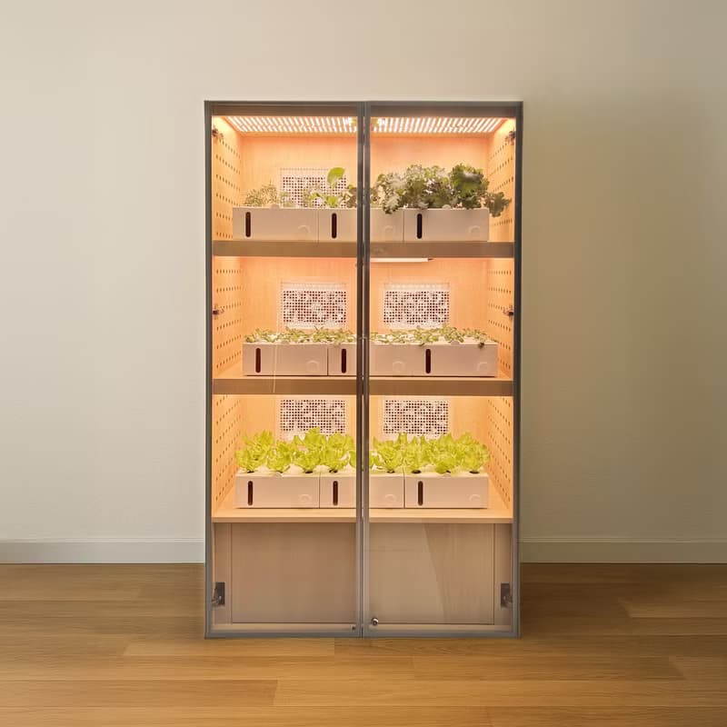 【定制】種菜櫃/水耕蔬菜種植櫃/傢俬/智能移動 水耕種植機/菜園