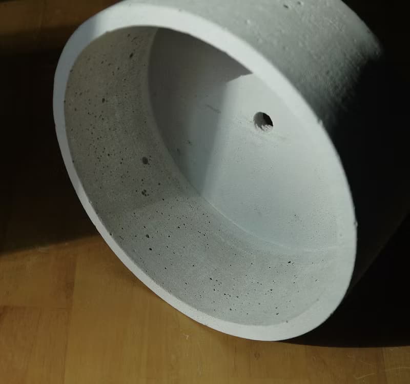 水泥圓花器