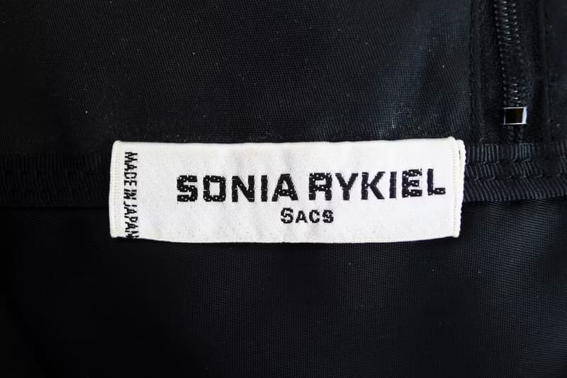 90s SONIA RYKIEL SACS Oversized Red Cherry Printed Semi Circle Tote bag