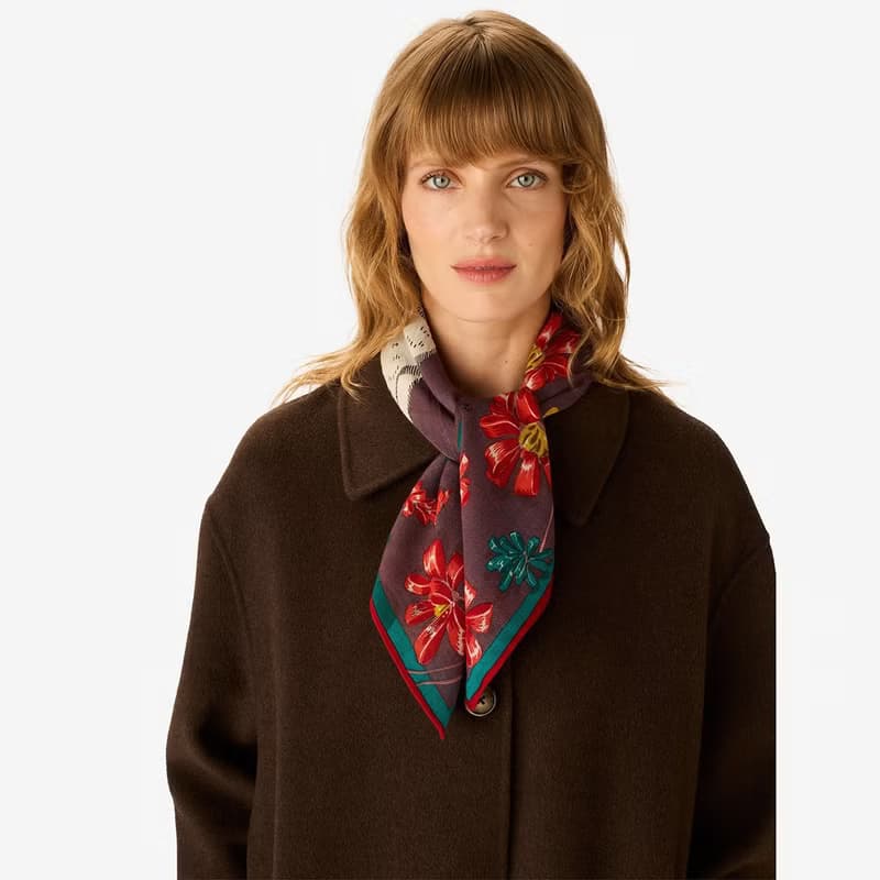 【INOUI EDITIONS】TOUTOU 羊毛方巾70 - 紫