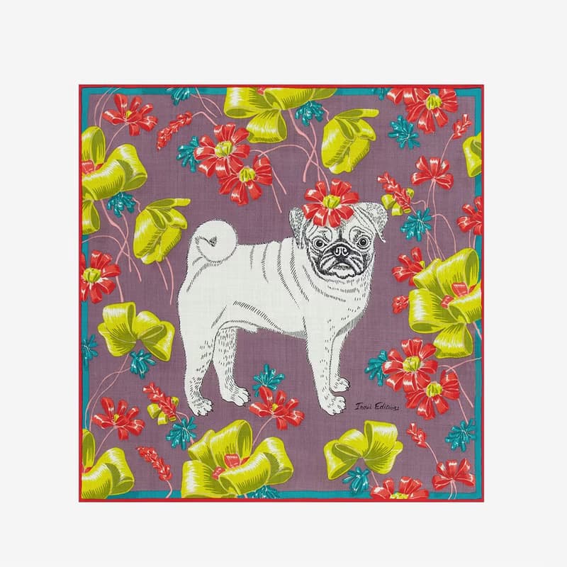 【INOUI EDITIONS】TOUTOU 羊毛方巾70 - 紫