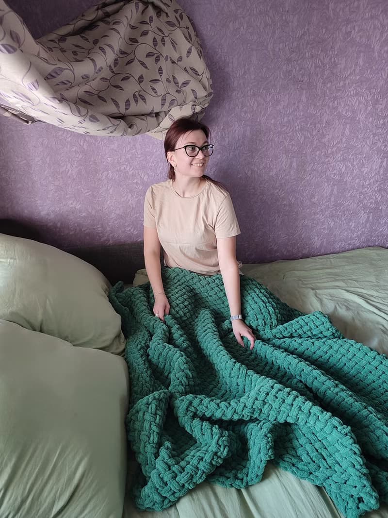 Best gift on Christmas inrterior blanket custom made cozy bedspread