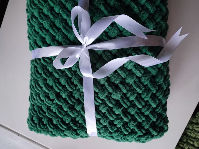 Best gift on Christmas inrterior blanket custom made cozy bedspread