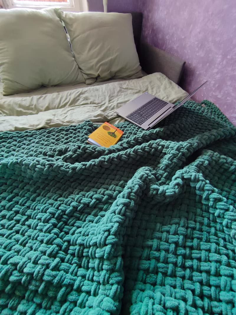 Best gift on Christmas inrterior blanket custom made cozy bedspread