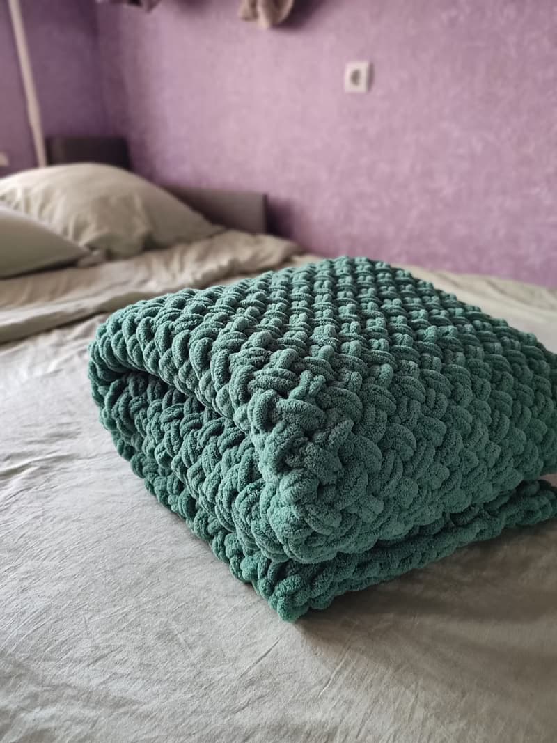 Best gift on Christmas inrterior blanket custom made cozy bedspread
