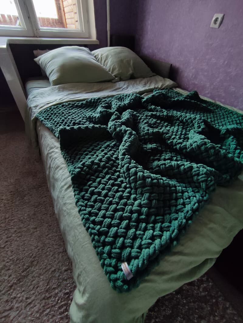 Best gift on Christmas inrterior blanket custom made cozy bedspread