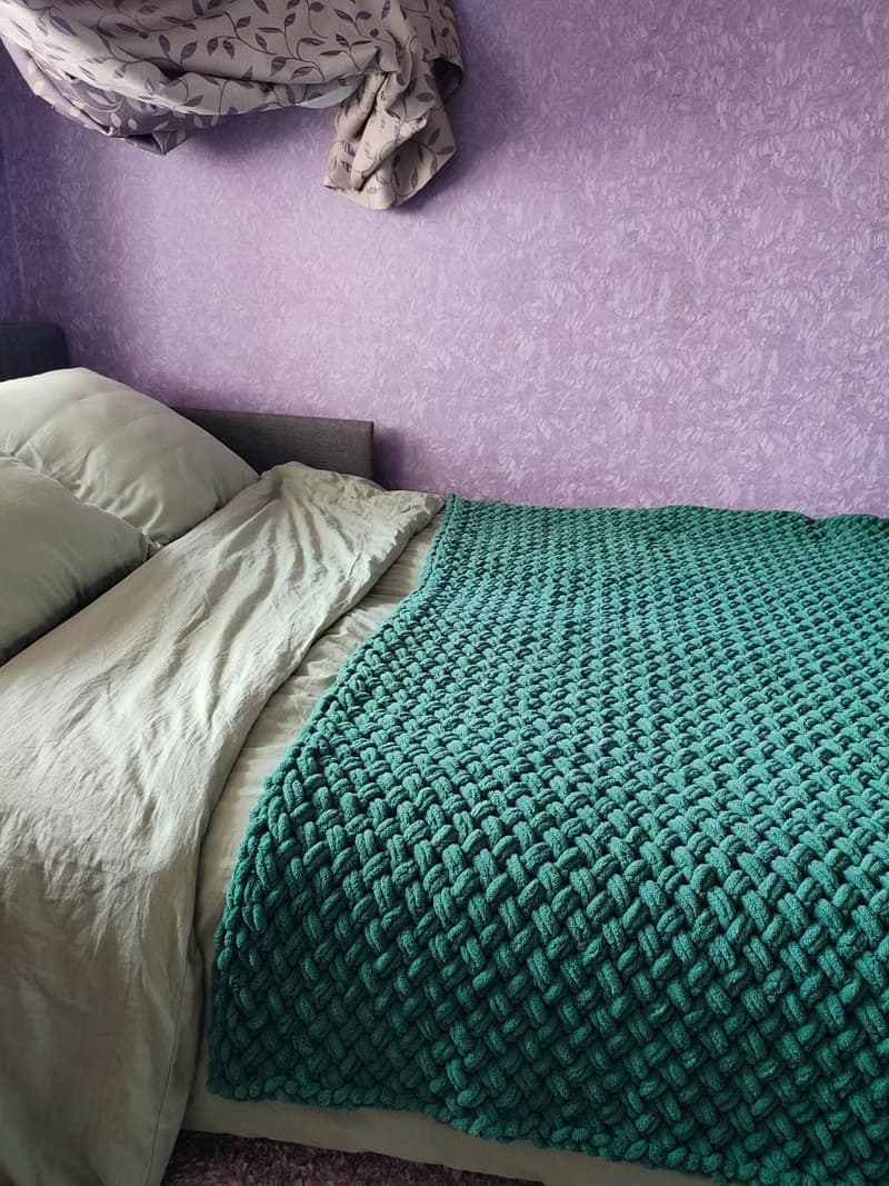 Best gift on Christmas inrterior blanket custom made cozy bedspread