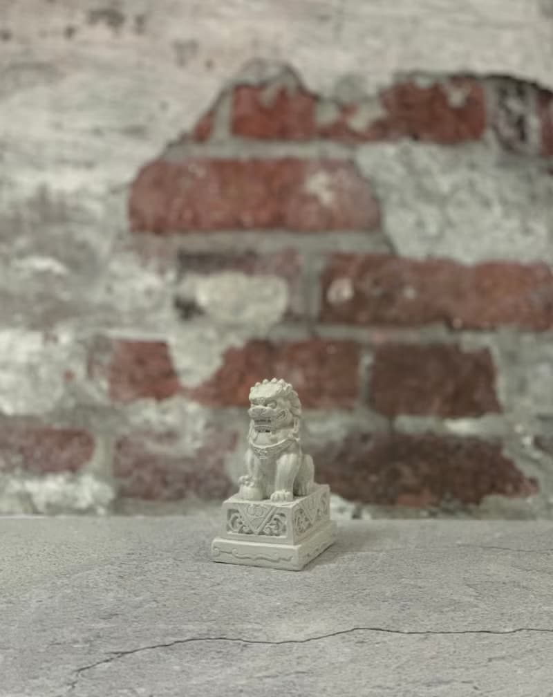 石獅子 造型擴香石 / 紙鎮 /石膏雕像